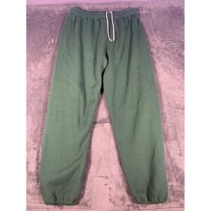 Jerzees Men's Pants 2 XL Green Elastic Waistband